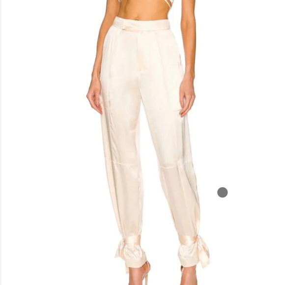 NICHOLAS Erato high waist silk pant/ricotta/NWT/12